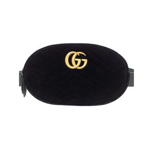GUCCI GG Marmont Velvet Belt Bag